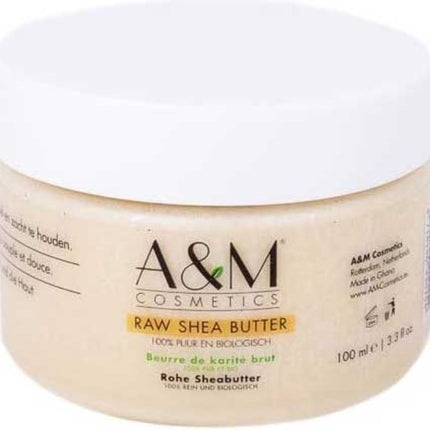 A&M Roh-Sheabutter-Tiegel 100ml
