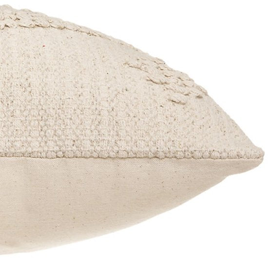 Safari 3D-Zierkissen – 2er-Set – Dekokissen mit Relief – Inklusive Innenkissen – Weiches Polyester/Viskose – 38 x 58 cm – Beige
