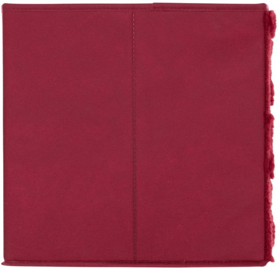 Atmosphera Kids opbergdoos Cerise – opvouwbaar, rood, 30 x 30 x 30 cm – foto 7