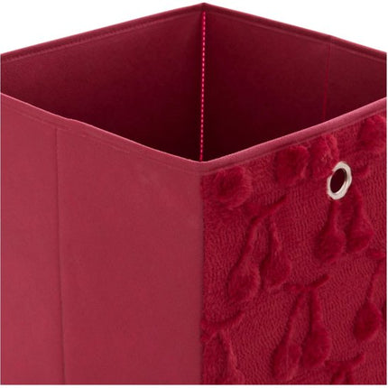 Atmosphera Kids Cerise Opberg - 30x30x30cm - Opvouwbaar - Rood