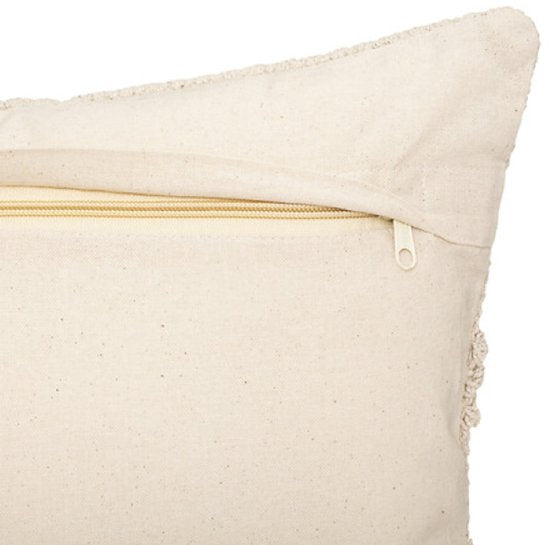Safari 3D-Zierkissen – 2er-Set – Dekokissen mit Relief – Inklusive Innenkissen – Weiches Polyester/Viskose – 38 x 58 cm – Beige