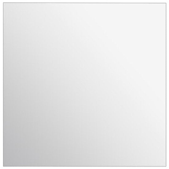 5Five Selbstklebende Spiegel Fliesen - 2er Set - Glas - selbstklebend - 40 x 40 cm - quadratisch - Wand/Tür