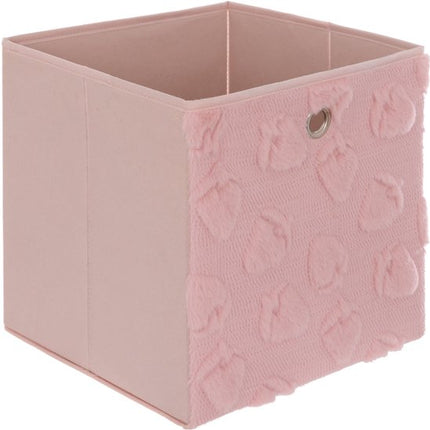 Atmosphera Kids Fraiz Opberg - 30x30x30cm - Opvouwbaar - Roze
