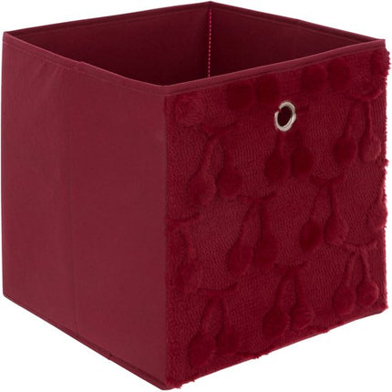 Atmosphera Kids Cerise Opberg - 30x30x30cm - Opvouwbaar - Rood