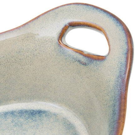 2-Delig Ovenschaal - Ovale Schalen - Serveerschalen - Stoneware Keramiek - Oven Magnetron Vaatwasser - 0.3L - 20.4 x 11,5 x 5.8 cm - Groen
