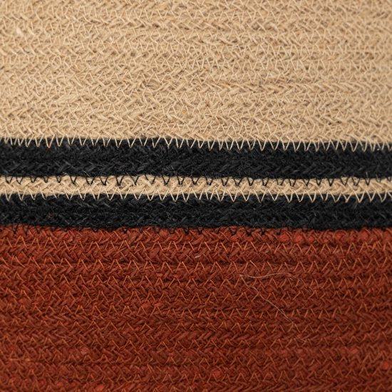 Atmosphera Kaia jute manden, set van 2 – cilindervormig, Ø 40 x 31 cm, multi – foto 2