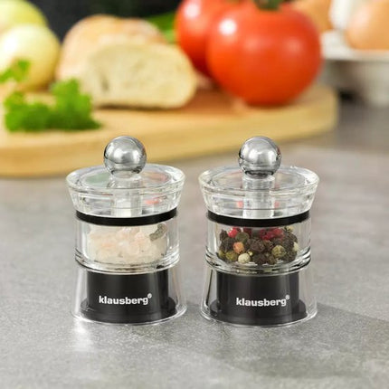 Klausberg - Peper- en Zoutmolenset - 6 cm - Keramisch Mechanisme