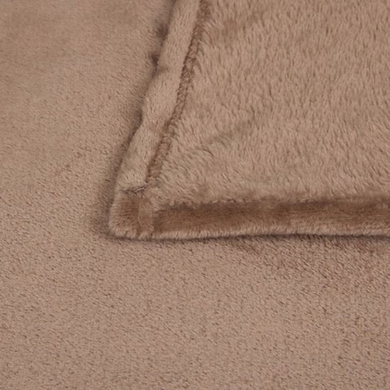 2-in-1 Kuschelkissen und Decke – Mit Reißverschluss – Decke & Kissen – Für Kinder – Hunde-Design – Polyester – 150 x 100 cm – Braun