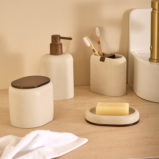5Five Argiléo Zeepbakje - 13x10x3cm - Beige