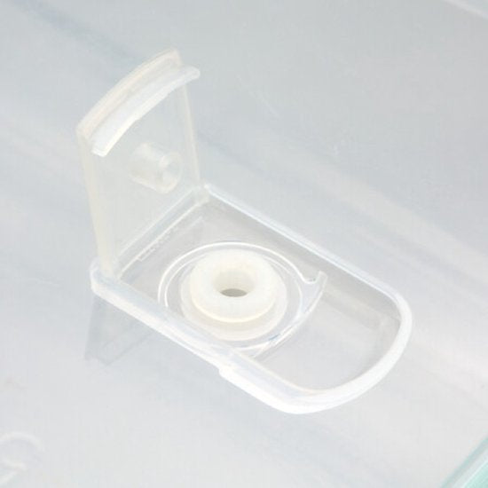 Boîte de conservation - Boîte de conservation en verre - Récipient alimentaire avec couvercle - Lot de 2 - Hermétique - Verre borosilicaté - Carré - 1,18 L - 18,3 x 18,3 x 7,3 cm - Bleu