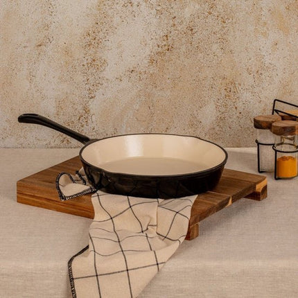 HOMLA - Frying Pan - 26 cm - Zwart Gietijzer