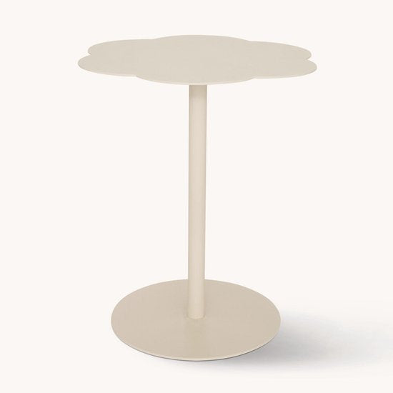 Table d'appoint Atmosphera Fiora - Ø43xH51cm - Ivoire