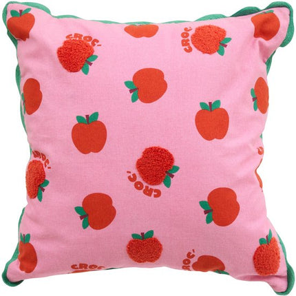 Atmosphera Kids Chachapop kussen - 40x40cm - Roze/Rood