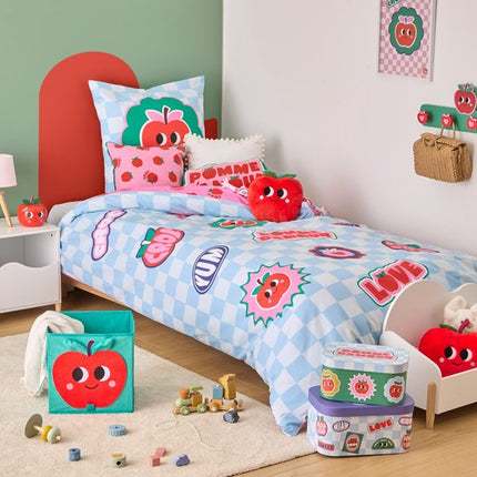 Atmosphera Kids Chachapop Dekbedovertrek set met 1 kussensloop 140x200cm/65x65cm