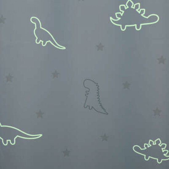 Atmosphera dinosaurusgordijn glow in the dark – verduisterend, 140 x 250 cm – foto 3