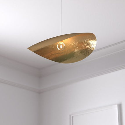 Atmosphera Hanglamp Arlo - E27, niet inbegrepen - 56x42x123cm - Goud