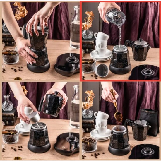 Cafetière espresso électrique Klausberg - 300 ml - 500 W - KB-7998