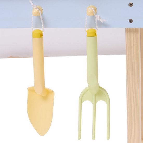 Atmosphera houten kinderkeuken voor buiten, volledig uitgerust met accessoires