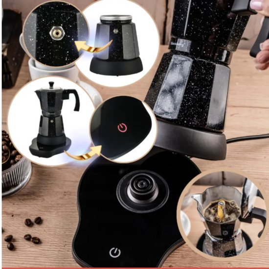 Cafetière espresso électrique Klausberg - 300 ml - 500 W - KB-7998