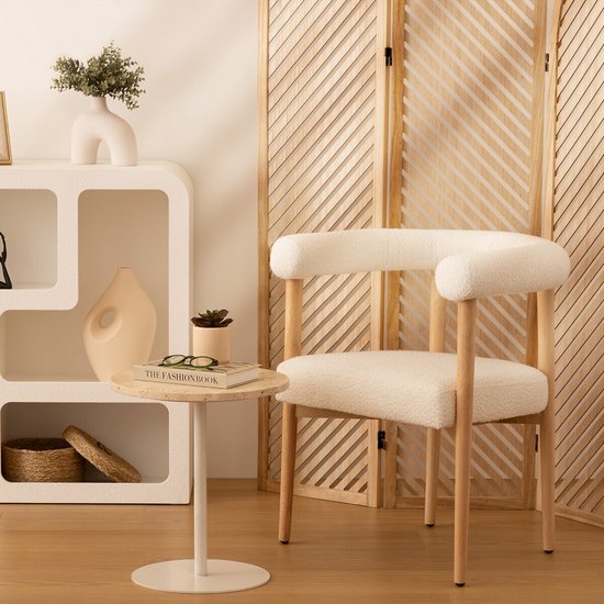 Keramische vaas Nola | Beige 30 cm