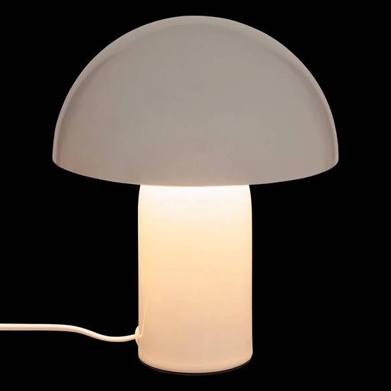 Atmosphera Lito paddenstoellamp – witte tafellamp van staal, E27, Ø 20 x 25 cm – foto 3
