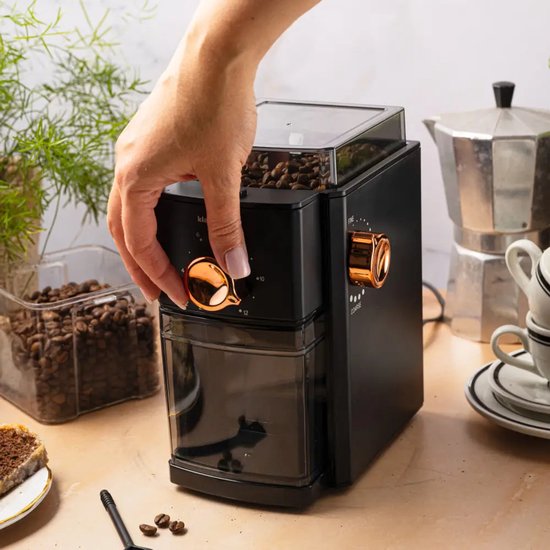 Klausberg koffiemolen flat burr – maalgraad instelbaar, tot 12 kopjes, 150 W – foto 4