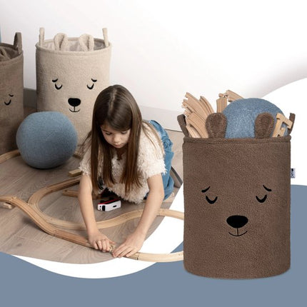 Sipo Opbergmand XL met trekkoord 43 liter 35 x 35 x 45 cm bruin