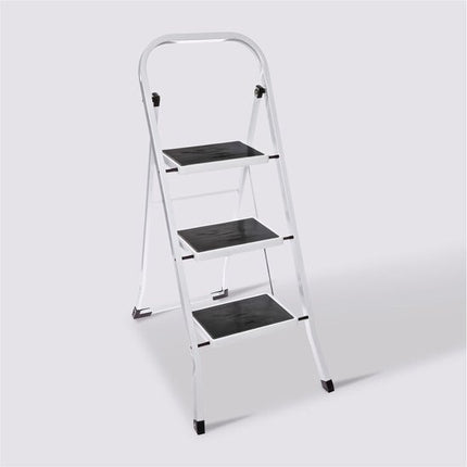 Trapladder, inklapbaar, 3 niveaus, max. 150 kg