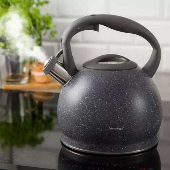 Klausberg KB-7267 whistling kettle - 3L - stainless steel - all heat sources