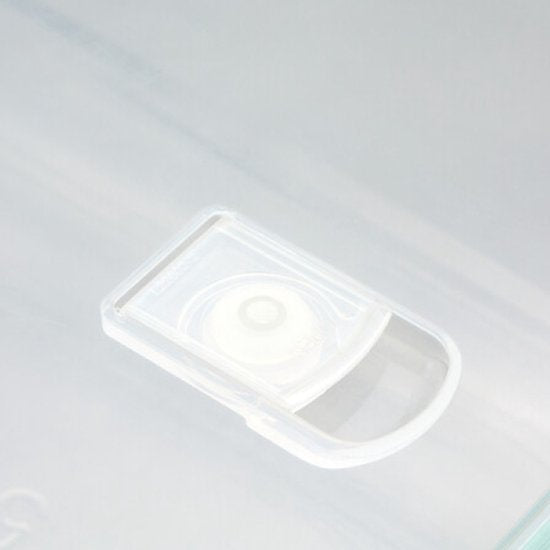Boîte de conservation - Boîte de conservation en verre - Récipient alimentaire avec couvercle - Lot de 2 - Hermétique - Verre borosilicaté - Carré - 1,18 L - 18,3 x 18,3 x 7,3 cm - Bleu