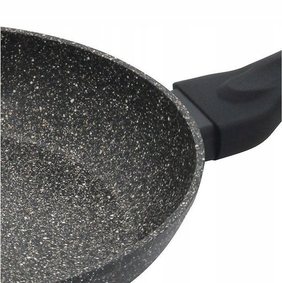 Klausberg 7296 hapjespan met deksel Ø 28 cm – marmercoating, ook inductie – foto 3