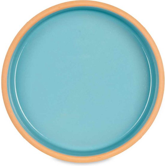 La Dehesa tapasschaal van terracotta – 2 stuks, blauw, rond, Ø 23 cm – foto 4