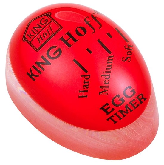 Kinghoff KH-1015 - Egg-shaped Timer - For Eggs - Color-changing