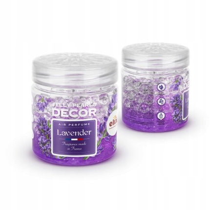 Elix - Luchtverfrisser Gel Parels - Jelly Pearls Decor - Geurparels voor Interieur Auto Luchtverfrisser - Lavendel Geur - Langdurige Geur Met Essentiële Oliën - 150ml - Lavender