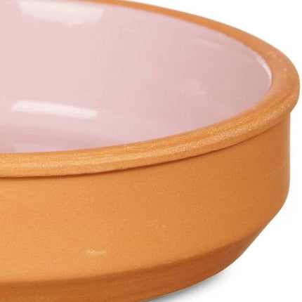 La Dehesa - Tapas / Creme brulee schaaltjes - 8x stuks - terracotta/roze - 16 x 4 cm - serveerschaaltjes - hapjes - voedsel