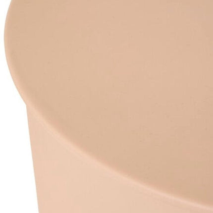 Atmosphera Totem Bijzettafel Palomba - Ø 31 cm Metaal - Beige