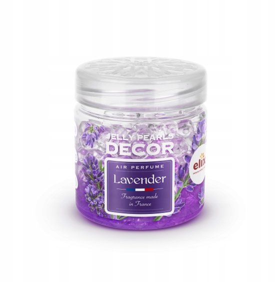 Elix luchtverfrisser gel parels lavendel – geurparels voor huis en auto, 150 ml