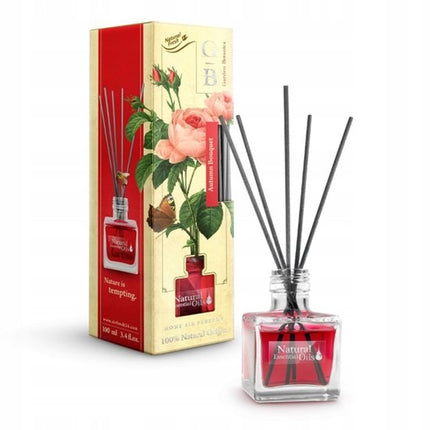 Elix - Geurstokjes Diffuser - Reed Diffuser - Luchtverfrisser - Interieur Parfum - Langdurige Geur - voor Woonkamer, Slaapkamer, Badkamer & Kantoor - 100ml - Autumn Bouquet
