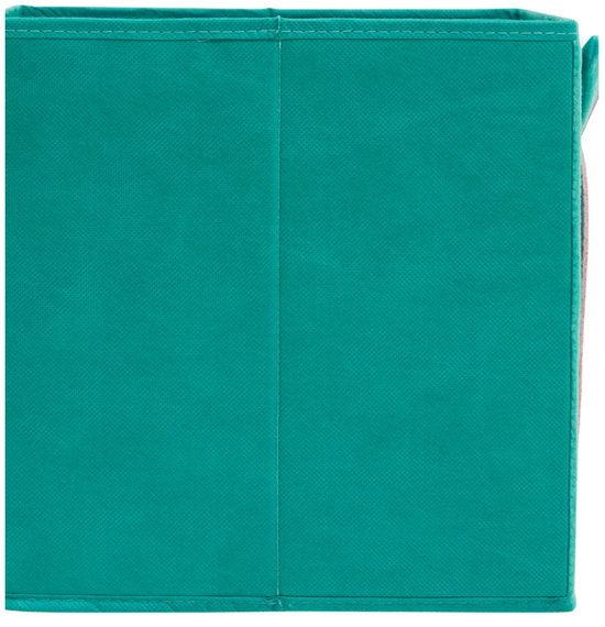 Atmosphera opbergmand kinderkamer appel – blauw, opvouwbaar, 29 x 29 x 29 cm – foto 8