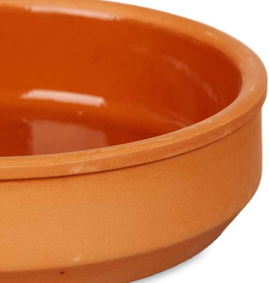 La Dehesa - Tapas / Creme brulee schaaltjes - 8x stuks - terracotta/bruin - 16 x 4 cm - serveerschaaltjes - hapjes - voedsel
