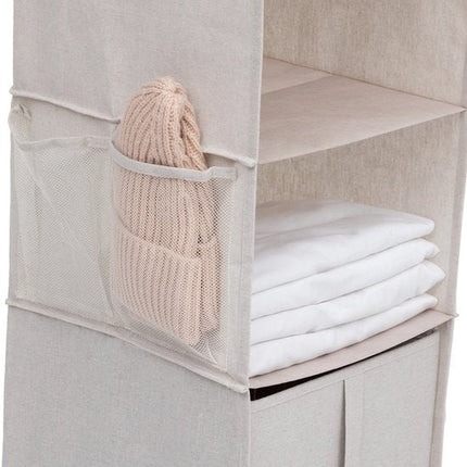 Kledingkast hang organizer 10-vaks Five® - Dressy+ - Beige