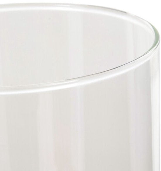 Lidy Vase - Glass Vase - Set of 2 - Decorative Flower Vase - Ø14 x 20 cm - Transparent