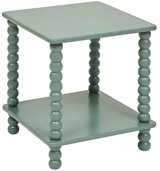 Table basse Atmosphera Chamlo - 40 x 40 x 45 cm - Vert