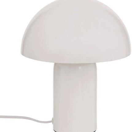Atmosphera Lito Tafellamp/Paddenstoellamp - Ø20xH25cm - Wit