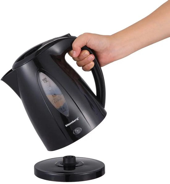 Klausberg KB-9001 waterkoker 1,2 liter – zwart, 1100 W, draaibare voet – foto 5