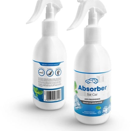 Elix - Absorber Auto Geurverwijderaar Spray - Car Odor Eliminator - Geur Neutralizer Auto - Auto Luchtverfrisser voor Interieur & Bekleding - 250ml - For Car