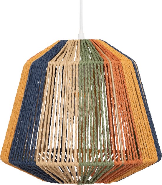 Suspension Atmosphera Corde - 30 x 26 cm - Multicolore