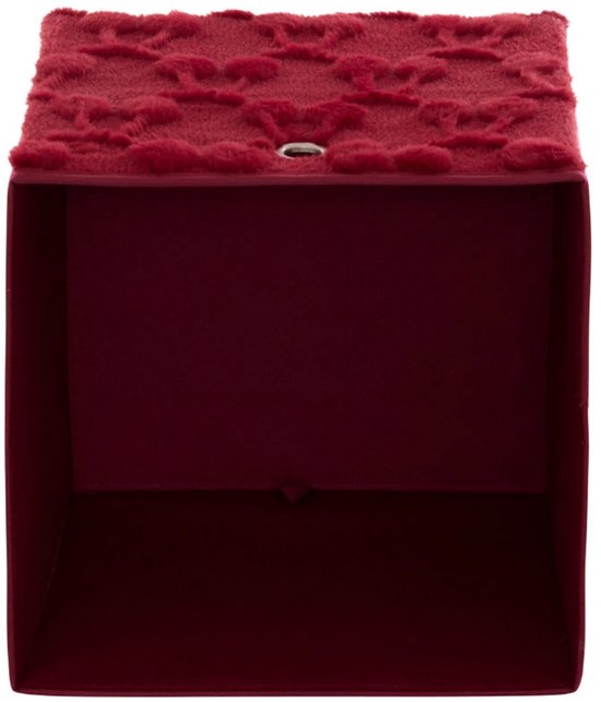 Atmosphera Kids opbergdoos Cerise – opvouwbaar, rood, 30 x 30 x 30 cm – foto 9