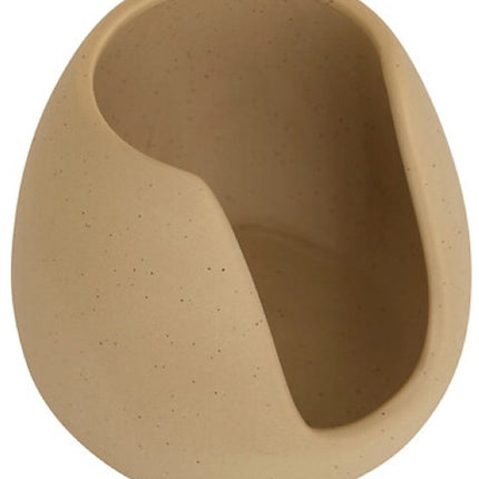 Wonja Oliebrander - Aroma Oliebrander - Geurbrander voor Etherische Oliën - Wax Melt & Aromatherapie Brander - Keramiek - 9.3 x 7.2 x 11 cm - Beige