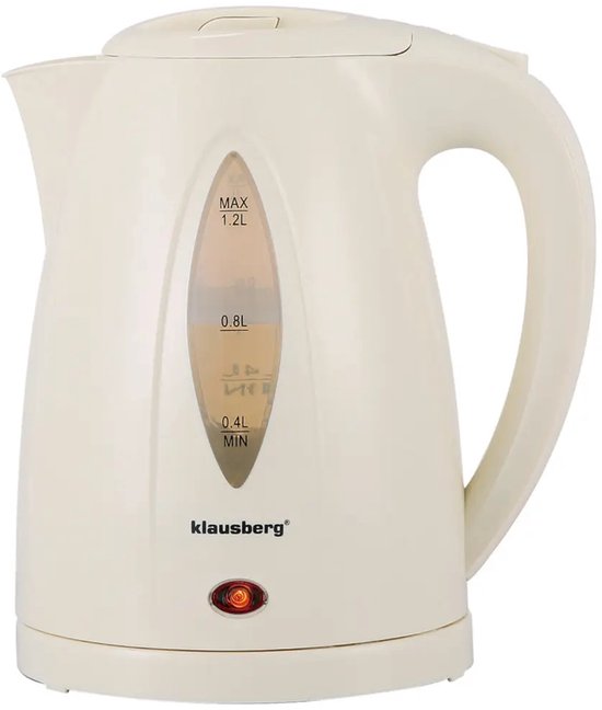 Klausberg KB-9002 - Waterkoker - 1.2 liter - beige - 1100 watt